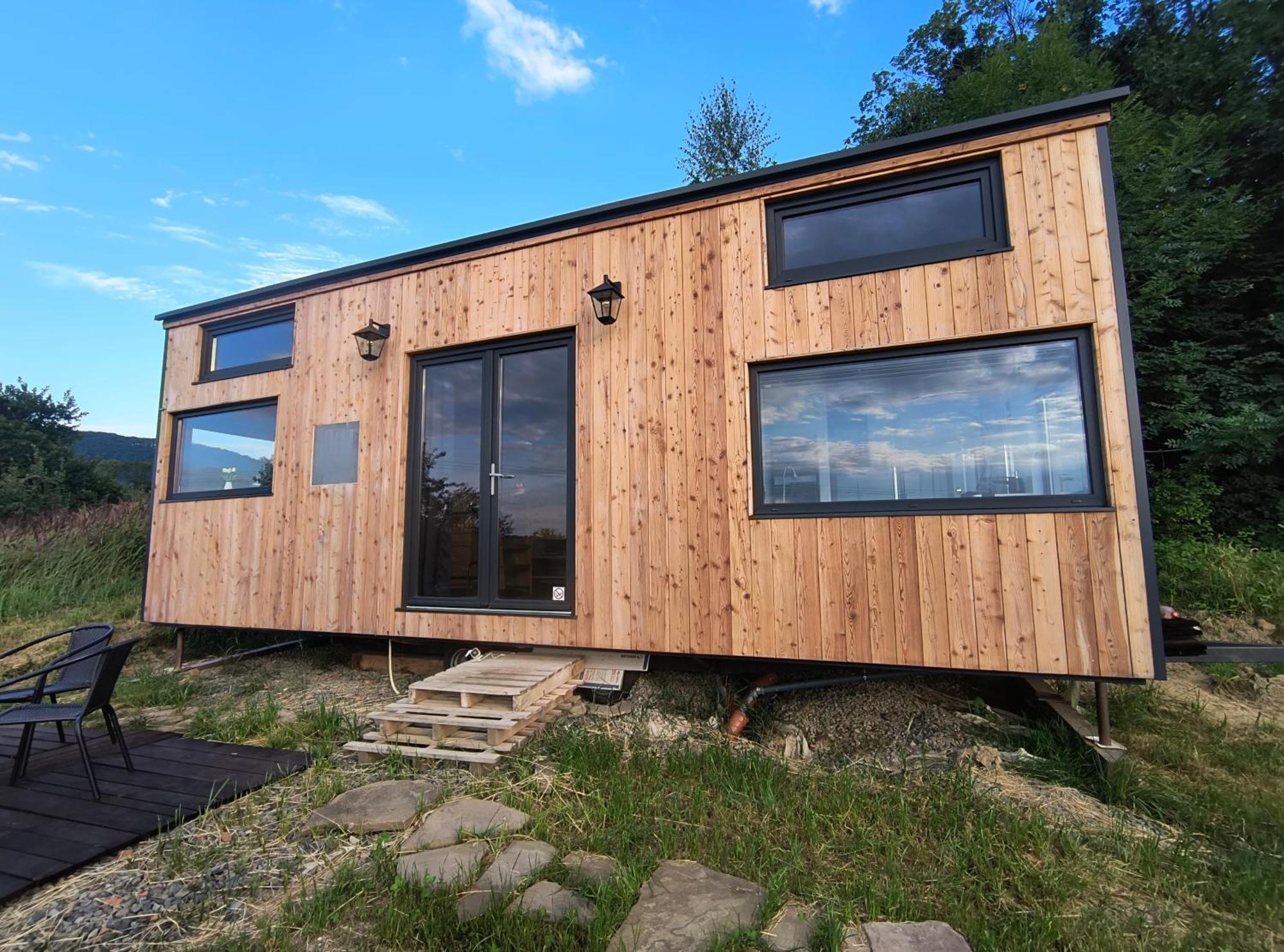 Tiny House Chvalcov Villa Buitenkant foto